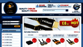 What 5starcables.com website looked like in 2017 (6 years ago)