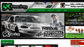 What 5xracing.com website looked like in 2018 (6 years ago)