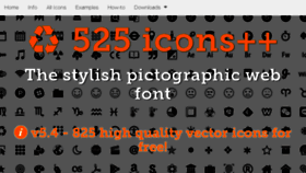 What 525icons.com website looked like in 2018 (6 years ago)