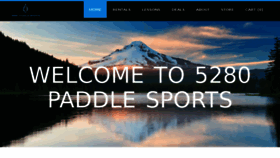 What 5280paddlesports.com website looked like in 2018 (5 years ago)