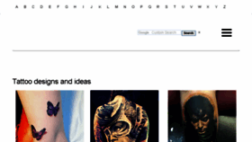 What 500tattoos.com website looked like in 2018 (5 years ago)