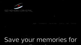 What 5dmemorycrystal.com website looked like in 2018 (8 years ago)