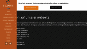 What 5-elemente.org website looked like in 2018 (5 years ago)
