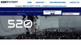 What 520machinerywest.com website looked like in 2018 (5 years ago)