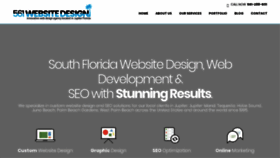 What 561websitedesign.com website looked like in 2018 (5 years ago)