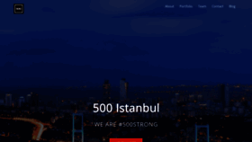 What 500istanbul.co website looked like in 2019 (4 years ago)