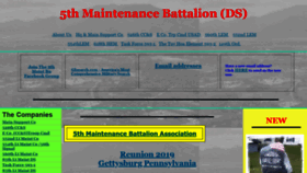 What 5thmaintenancebn.com website looked like in 2019 (4 years ago)