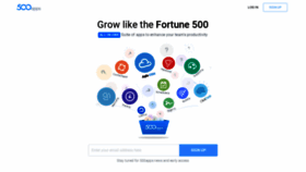 What 500apps.com website looked like in 2019 (4 years ago)