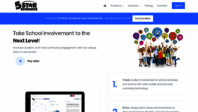 What 5starstudents.com website looked like in 2019 (5 years ago)