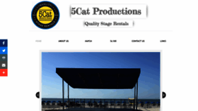 What 5catproductions.com website looked like in 2019 (4 years ago)