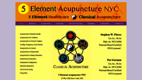 What 5elementacupuncturenyc.com website looked like in 2020 (4 years ago)