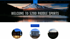 What 5280paddlesports.com website looked like in 2020 (4 years ago)