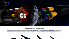What 5starcables.com website looked like in 2020 (4 years ago)