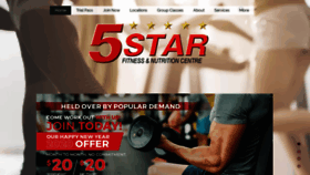 What 5star-fitness.com website looked like in 2020 (4 years ago)