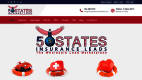 What 50statesinsuranceleads.com website looked like in 2020 (4 years ago)