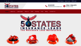 What 50statesinsuranceleads.com website looked like in 2020 (4 years ago)