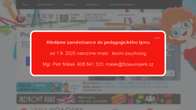 What 5zssumperk.cz website looked like in 2020 (3 years ago)