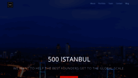 What 500istanbul.co website looked like in 2020 (3 years ago)
