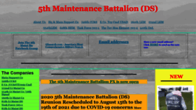 What 5thmaintenancebn.com website looked like in 2020 (3 years ago)