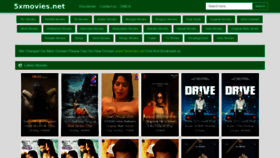 What 5xmovies.me website looked like in 2020 (3 years ago)