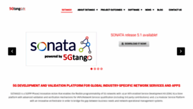 What 5gtango.eu website looked like in 2020 (3 years ago)