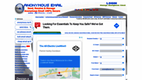 What 5ymail.com website looked like in 2020 (3 years ago)