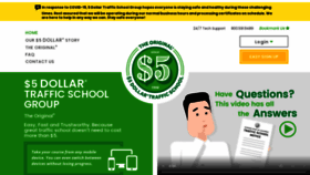 What 5dollartrafficschoolgroup.com website looked like in 2021 (3 years ago)