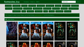 What 5xmovies.net website looked like in 2021 (3 years ago)