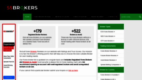 What 55brokers.com website looked like in 2021 (2 years ago)