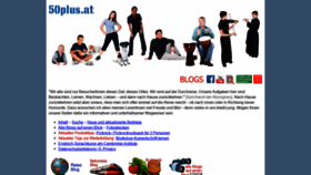 What 50plus.at website looked like in 2021 (2 years ago)