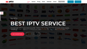 What 5g-iptv.com website looked like in 2021 (2 years ago)