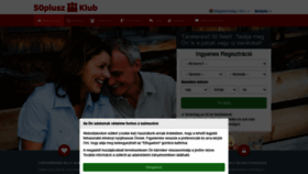 What 50plusz-klub.hu website looked like in 2021 (2 years ago)