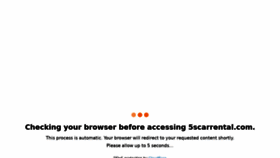 What 5scarrental.com website looked like in 2021 (2 years ago)