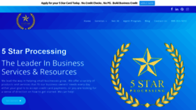 What 5starprocessing.com website looked like in 2022 (1 year ago)
