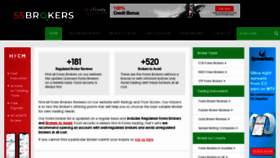 What 55brokers.com website looked like in 2022 (1 year ago)