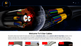 What 5starcables.com website looked like in 2022 (1 year ago)