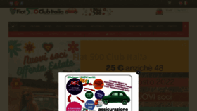 What 500clubitalia.it website looked like in 2022 (1 year ago)