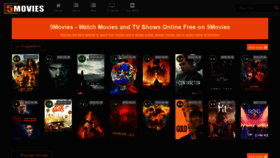 What 5movies.run website looked like in 2022 (1 year ago)