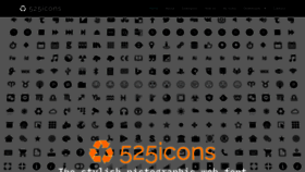 What 525icons.com website looked like in 2023 (1 year ago)