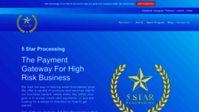 What 5starprocessing.com website looked like in 2023 (This year)