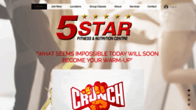 What 5star-fitness.com website looked like in 2023 (This year)