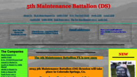 What 5thmaintenancebn.com website looked like in 2023 (This year)
