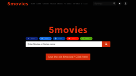 What 5movies.pw website looked like in 2023 (1 year ago)