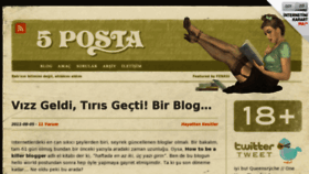 What 5posta.org website looked like in 2011 (12 years ago)
