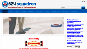 What 624squadron.org website looked like in 2013 (10 years ago)