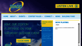 What 610wagg.com website looked like in 2016 (7 years ago)
