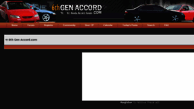 What 6thgenaccord.com website looked like in 2016 (7 years ago)
