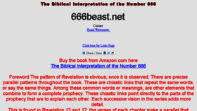 What 666beast.net website looked like in 2016 (7 years ago)