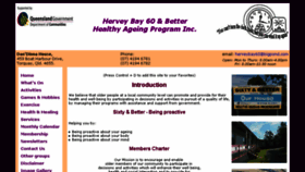 What 60andbetterherveybay.com.au website looked like in 2018 (5 years ago)