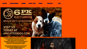 What 6pkcattledogs.com website looked like in 2020 (4 years ago)